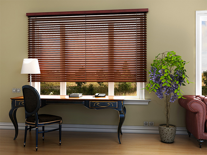 Premium wooden blinds
